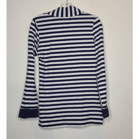 Duffield Lane zip up striped pullover - medium - Picture 3 of 3
